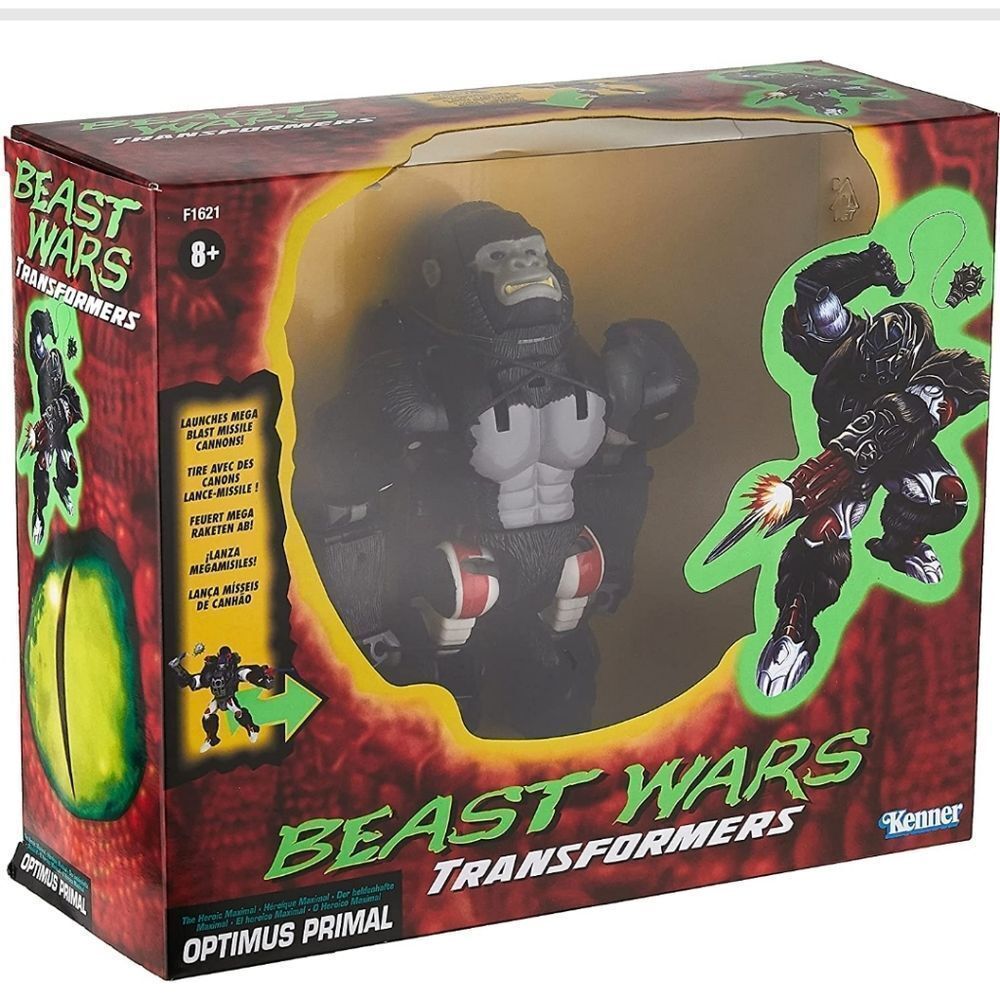 NIB Transformers Vintage Beast Wars Optimus Primal Action Figure